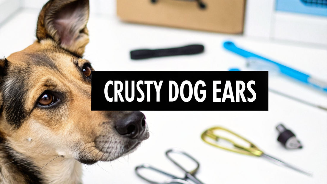 Edge of Dog's Ears Crusty: Causes & Fixes