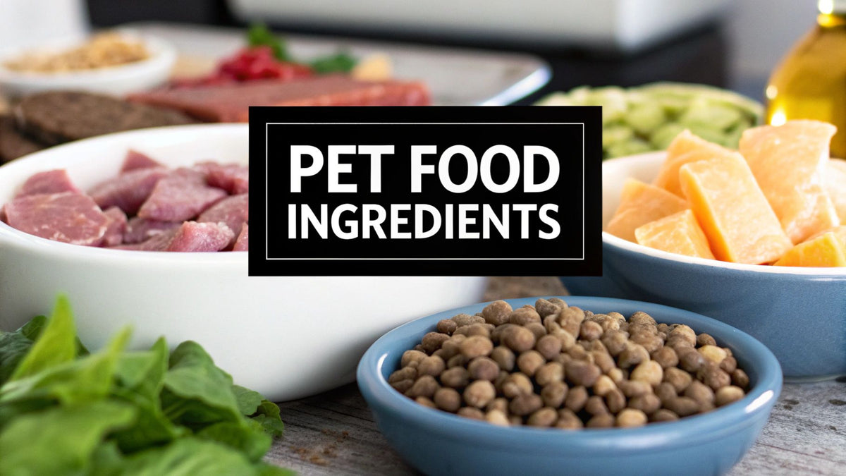 A Guide to Ingredients in Pet Food