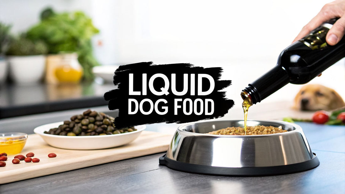 A Pet Parent's Guide to Liquid Dog Food
