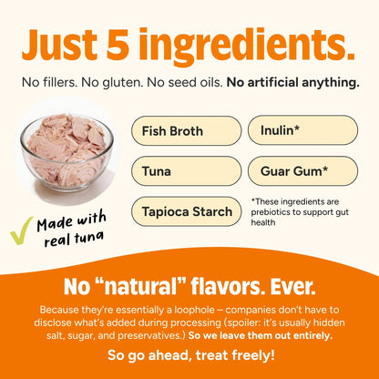 Prebiotic Tuna Squeeze Treats for Cats