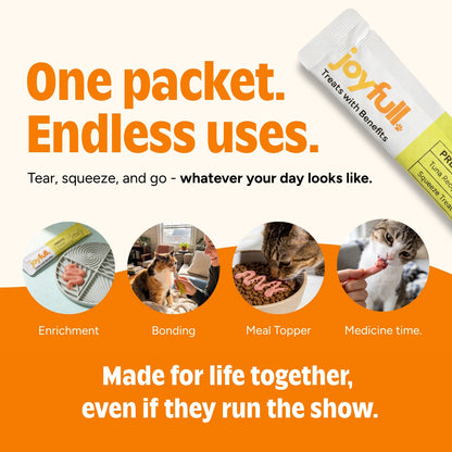 Prebiotic Tuna Squeeze Treats for Cats
