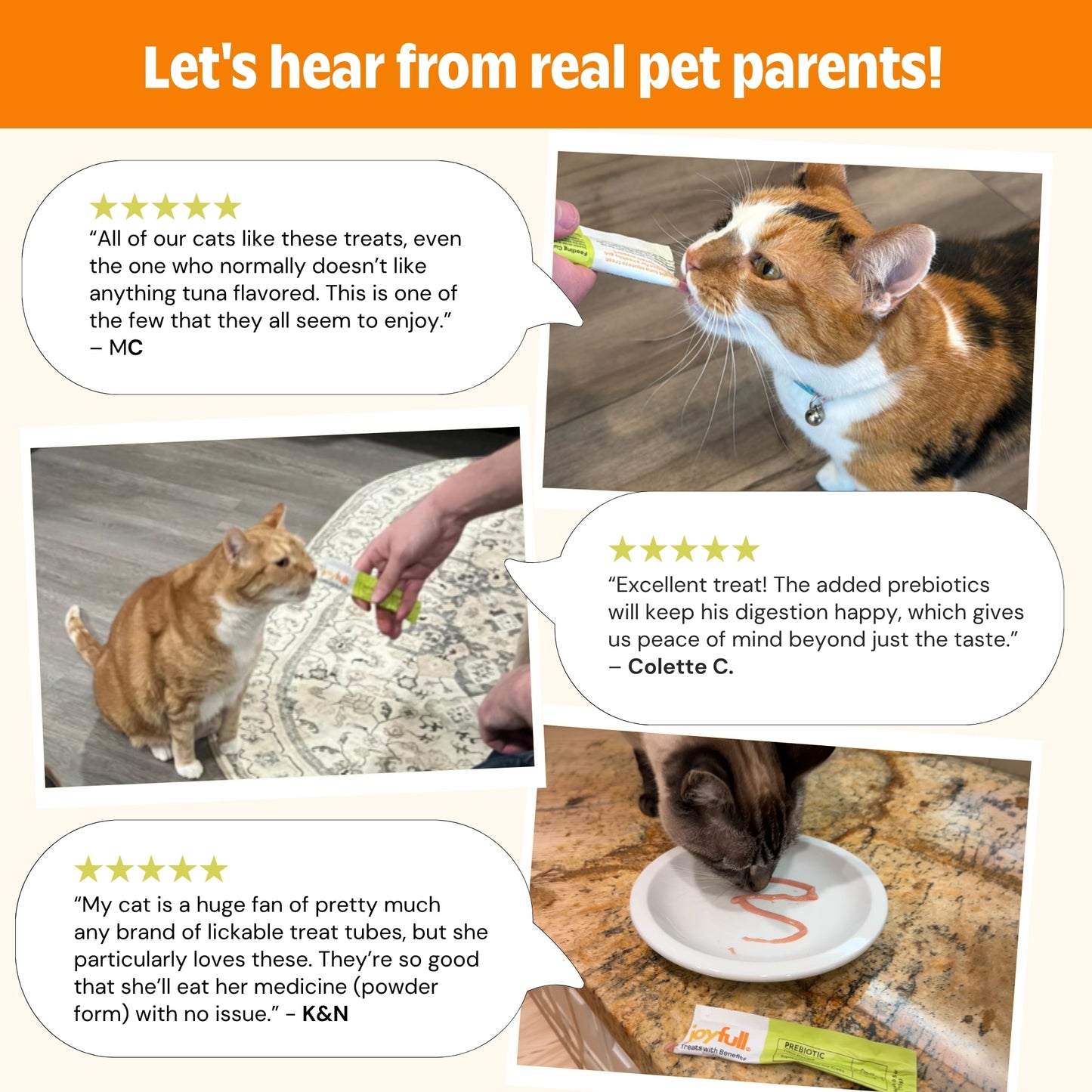 Prebiotic Tuna Squeeze Treats for Cats