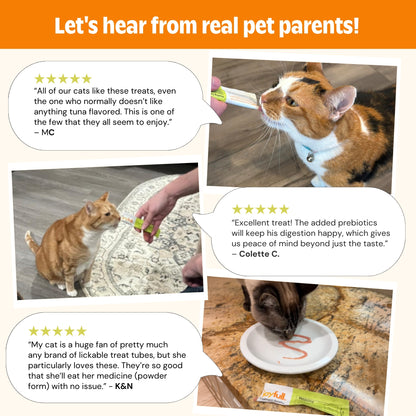 Prebiotic Tuna Squeeze Treats for Cats