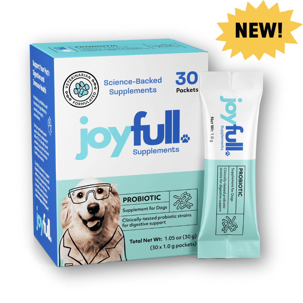 Joyfull Probiotic Supplement for Dogs - 30 Single-Serving Packets