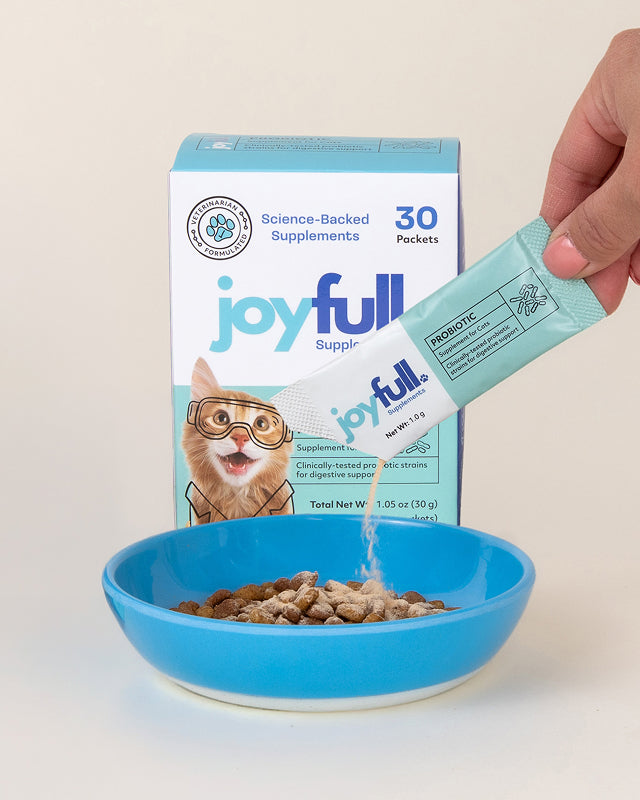 Probiotic Supplement for Cats - 30 Single-Serving Packets