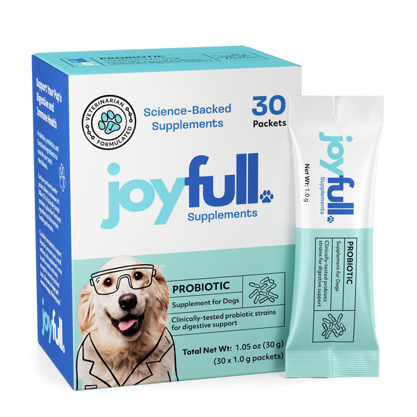 Joyfull Probiotic Supplement for Dogs - 30 Single-Serving Packets